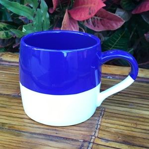 Robert Gordon Australia Blue and White Two Tone Porcelain Coffee Mug